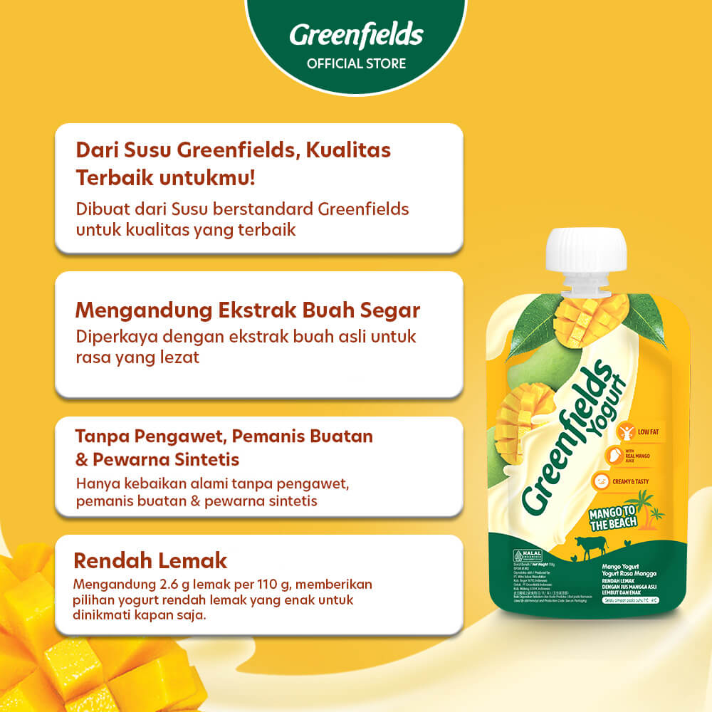 Yogurt Pouch Mango To The Beach