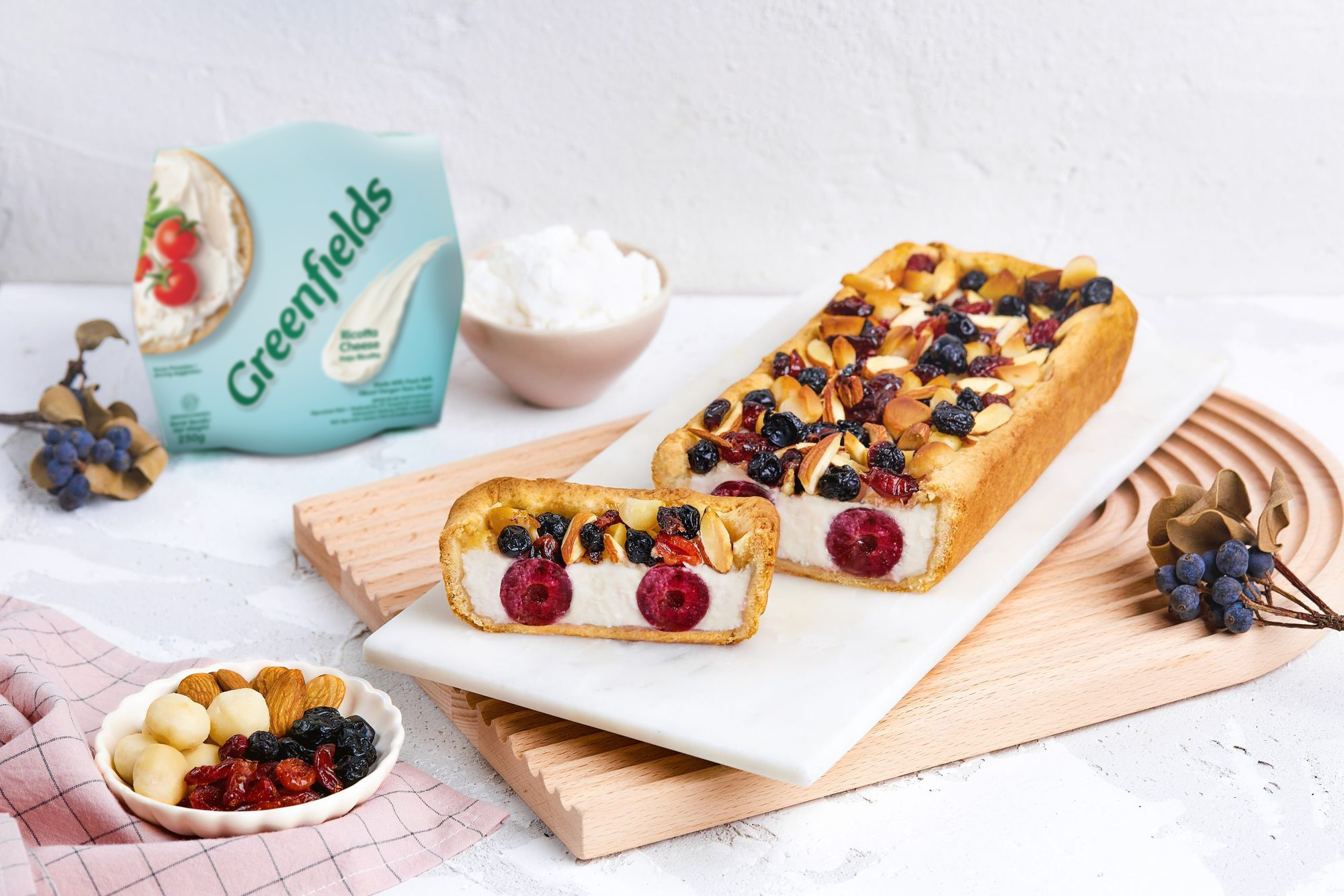 Ricotta Cheese Raspberry Tart